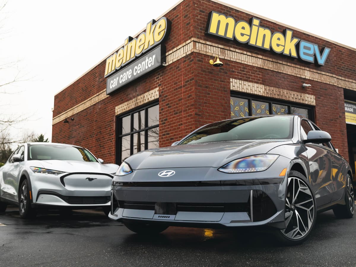 Meineke's first shop with mechanics certified in EV maintenance and repair.