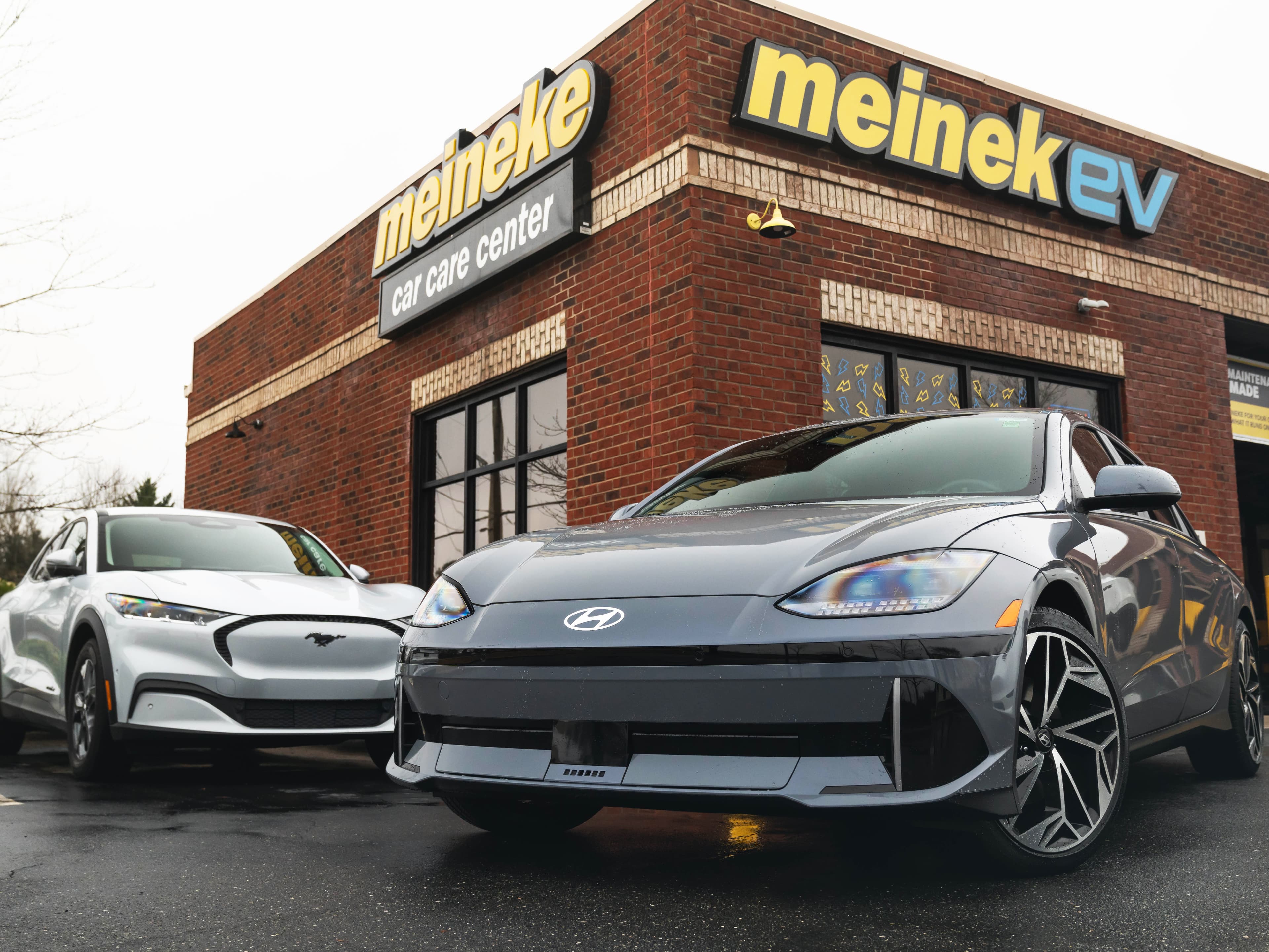 Meineke's first shop with mechanics certified in EV maintenance and repair.