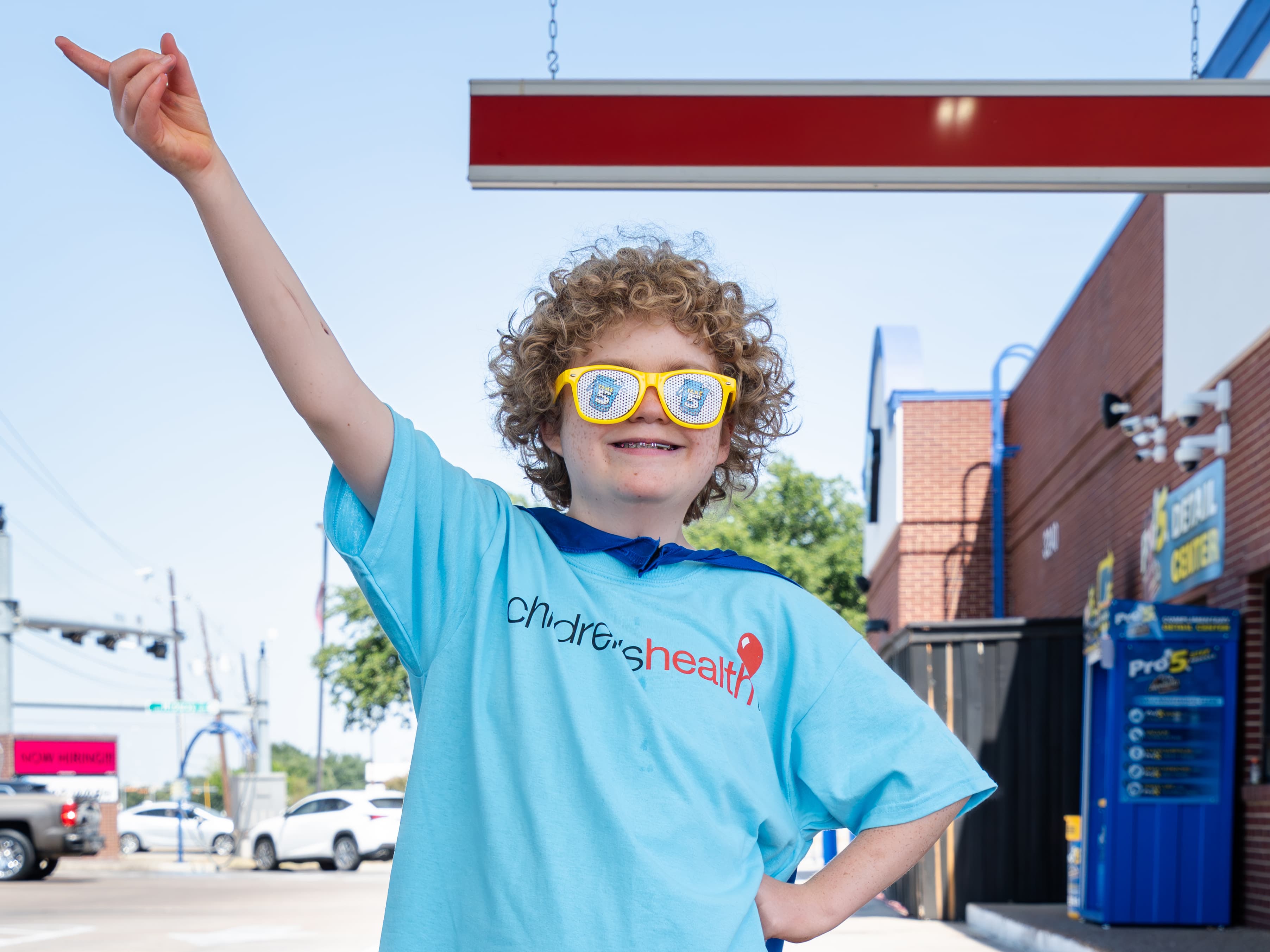 Patient ambassador, Kaleb, Age 11, with Congenital Heart Disease undergoing treatment at Children’s Medical Center Dallas