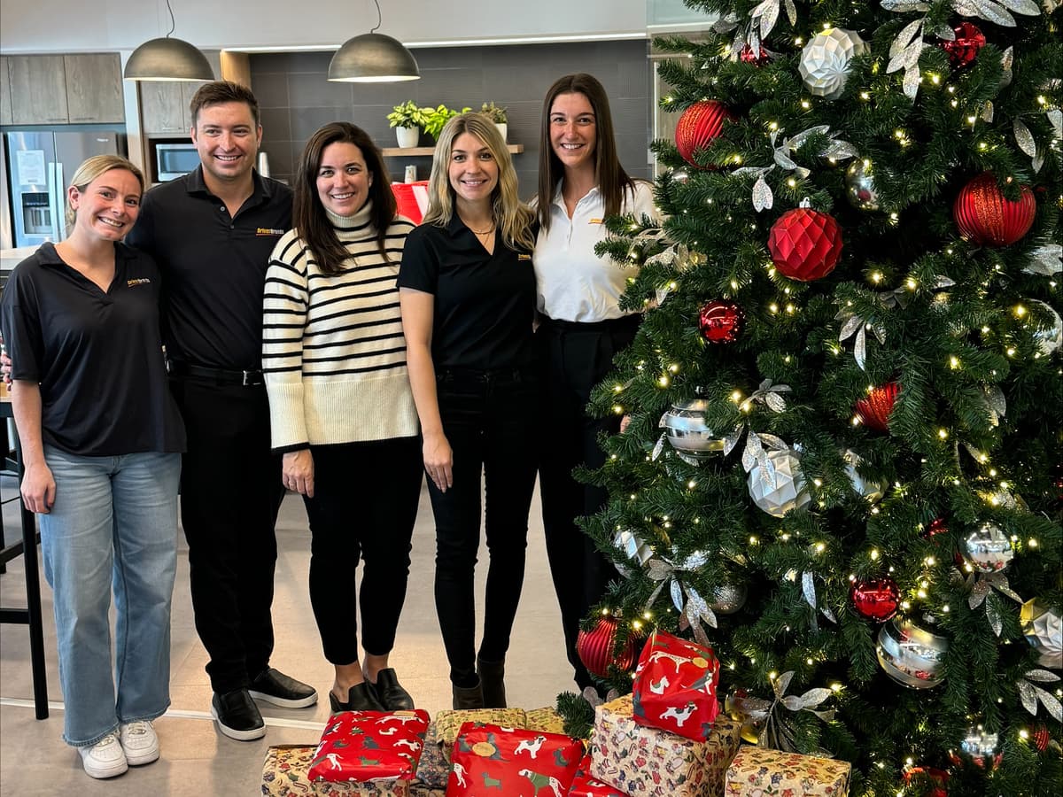 Driven Brands Collision employees in our Charlotte office wrapped and donated gifts for families fighting Cystic Fibrosis